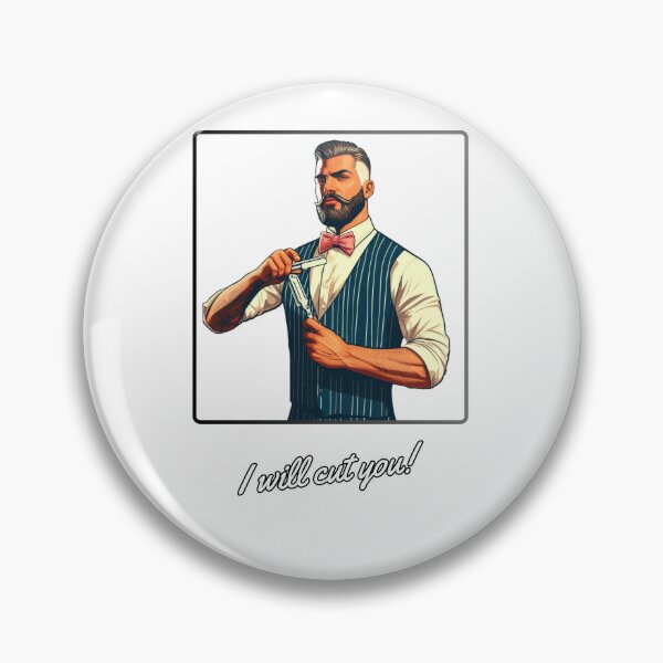 Item preview, Barber no.4 - I will cut you! designed and sold by QvDesigns.