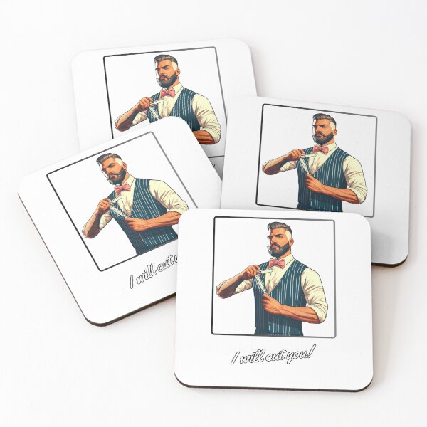 Item preview, Barber no.4 - I will cut you! designed and sold by QvDesigns.