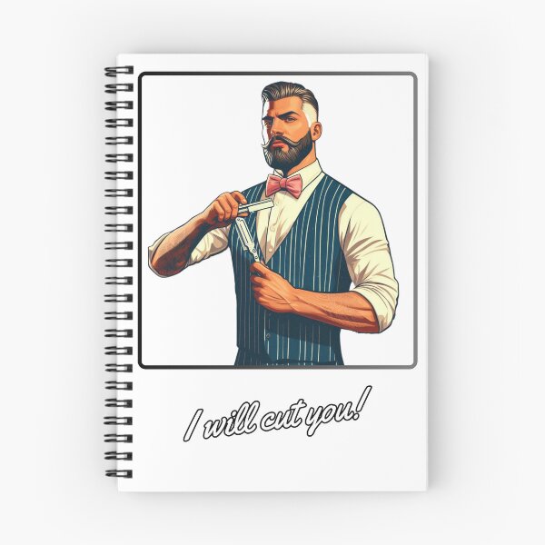 Artikelvorschau, Friseur Nr. 4 – Ich werde dich schneiden! entworfen und verkauft von QvDesigns.