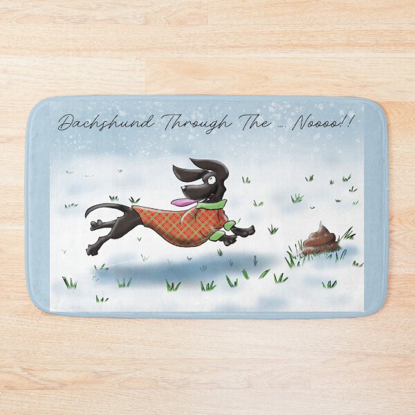 Item preview, Dachshund Through The…Noooo! Dachshund Funny Christmas Cartoon designed and sold by Tea&Zoomies.