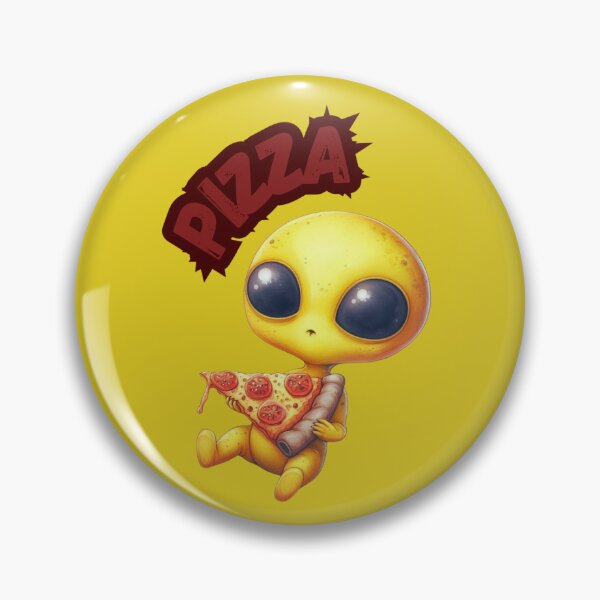 Item preview, ALIEN / PIZZA! designed and sold by DESIGNMOL.