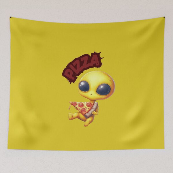 Item preview, ALIEN / PIZZA! designed and sold by DESIGNMOL.