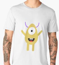 Vector cute monster Men's Premium T-Shirt
