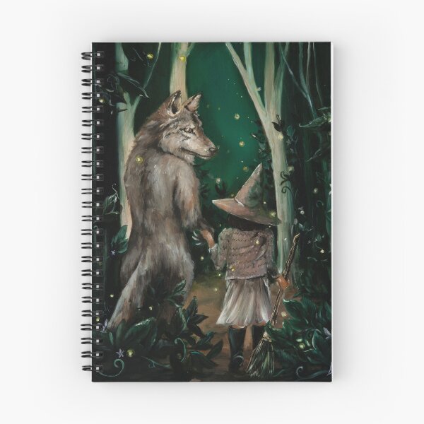 Item preview, Wolf and Little Witch designed and sold by RaisedBWS.