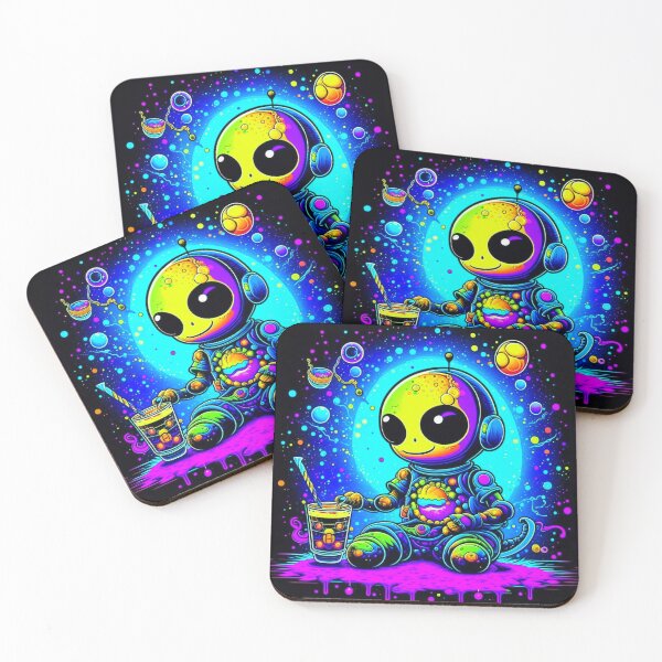 Item preview, Space Cute Creature Chilling designed and sold by Mlaniel.