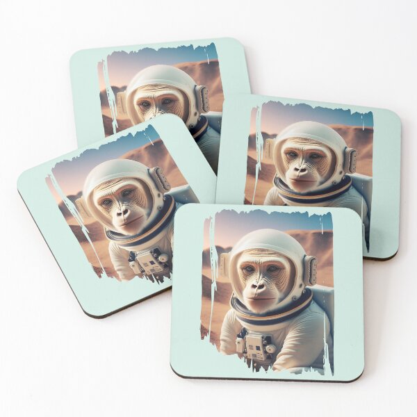 Item preview, Space Monkey Astronaut | White Ape | Universe Explorer designed and sold by monkeybusiness.pt.