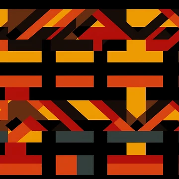 Artwork thumbnail, Kente Pattern by SideSignal
