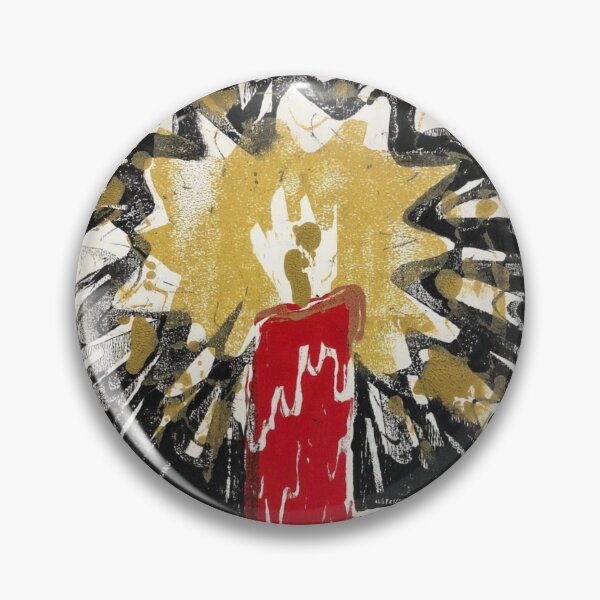 Artikelvorschau, Red Candle Monoprint Version eins entworfen und verkauft von RML Artwork.
