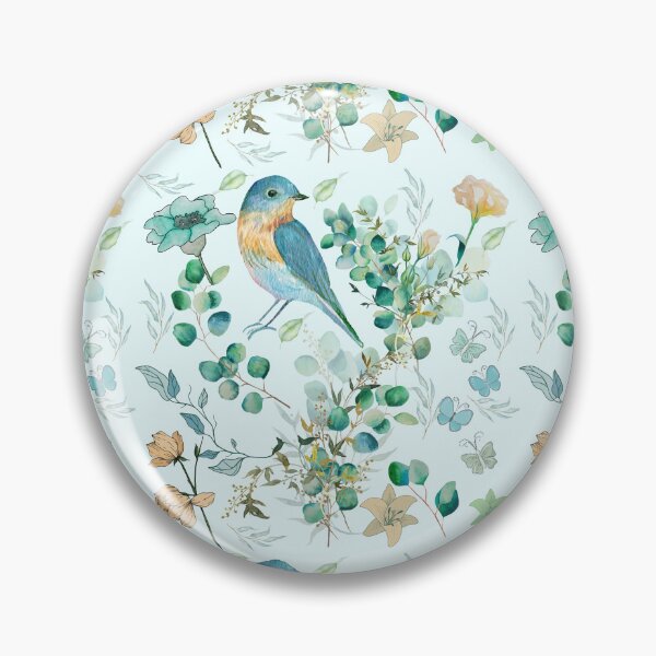 Item preview, Turquoise  Blossom and Birdsong Secret Garden designed and sold by Mehwish.
