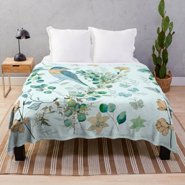 Item preview, Turquoise  Blossom and Birdsong Secret Garden designed and sold by Mehwish.