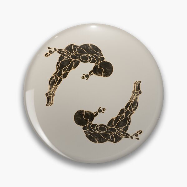 Item preview, Springboard Diver Artwork, Vintage Print designed and sold by danceink.
