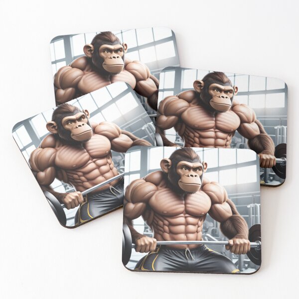 Item preview, THE GREAT MONKEY MUSCLE designed and sold by TonatiuMonkey28.
