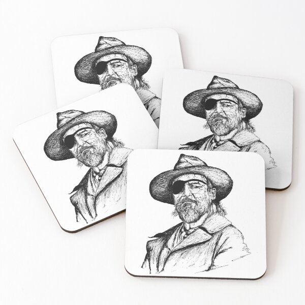 Item preview, Poor Jeff Bridges Black Portrait Pen Drawing Transparent designed and sold by surmind.