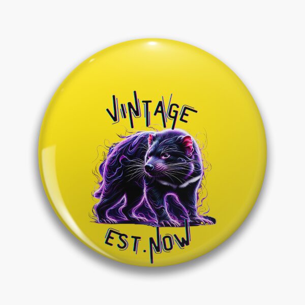 Item preview, Vintage Est. Now - Realistic Purple Smoke Tasmanian Devil designed and sold by Matt's Artificial Nature.