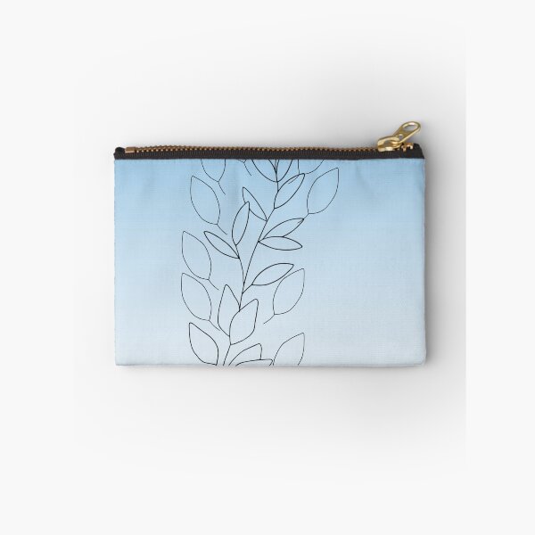 Item preview, Leaves pattern with blue gradient background designed and sold by Mario-Martinez.