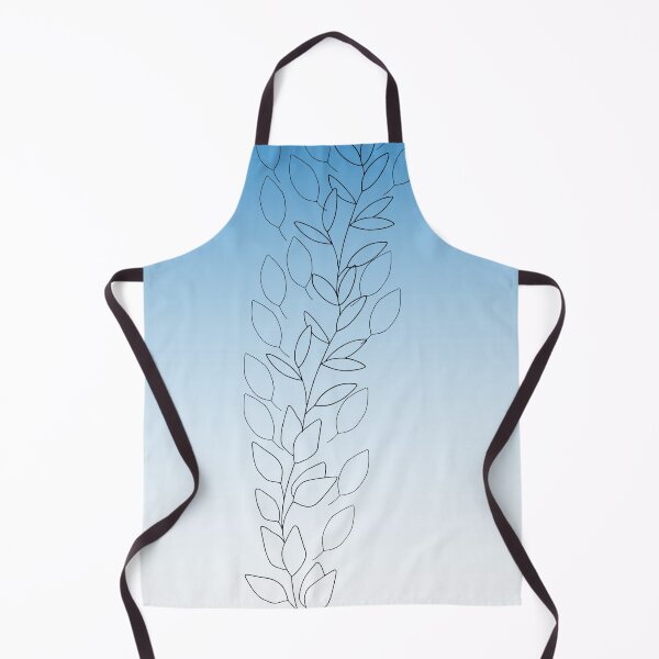 Item preview, Leaves pattern with blue gradient background designed and sold by Mario-Martinez.