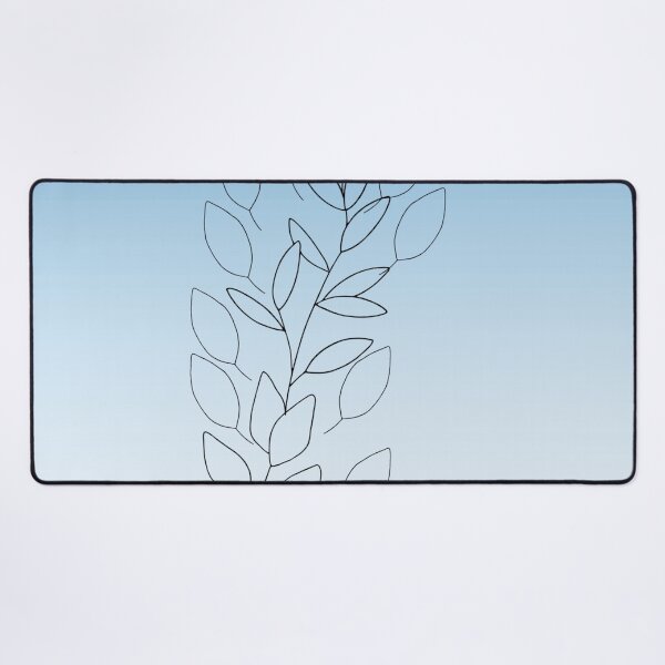 Item preview, Leaves pattern with blue gradient background designed and sold by Mario-Martinez.
