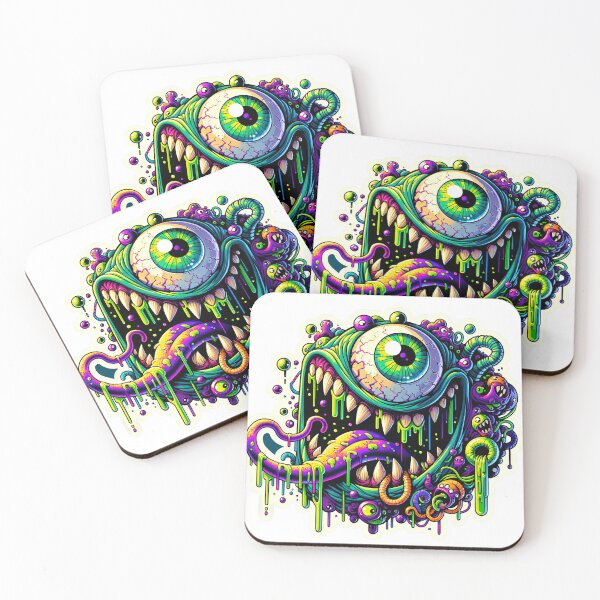 Item preview, Colorful Cyclops Alien Monster Eye Sticker designed and sold by psychcyberpunk.