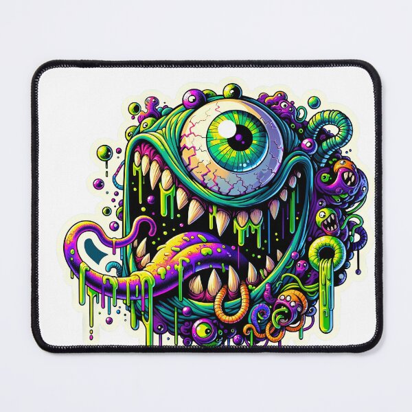 Item preview, Colorful Cyclops Alien Monster Eye Sticker designed and sold by psychcyberpunk.