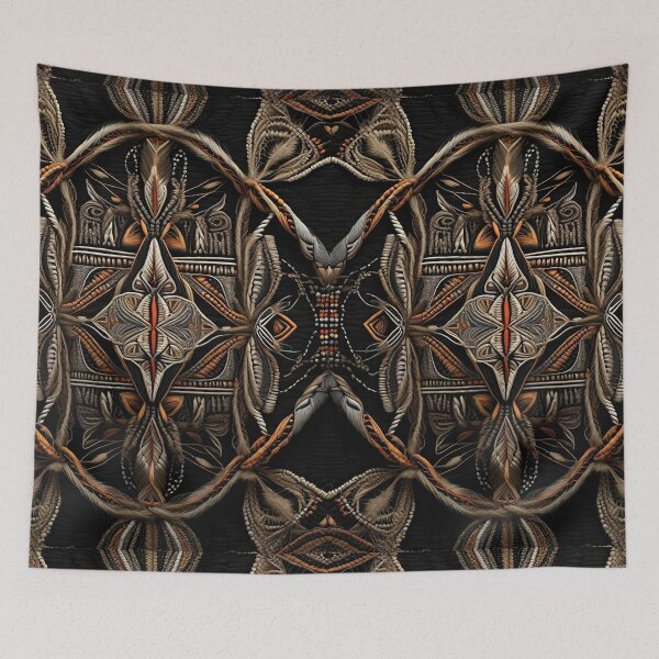 Item preview, Rustic Rope Shield in black and orange texture country style designed and sold by Carlos Gudino.