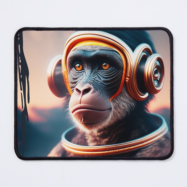 Item preview, Space Monkey Astronaut | Fire Eyes | Universe Explorer designed and sold by monkeybusiness.pt.