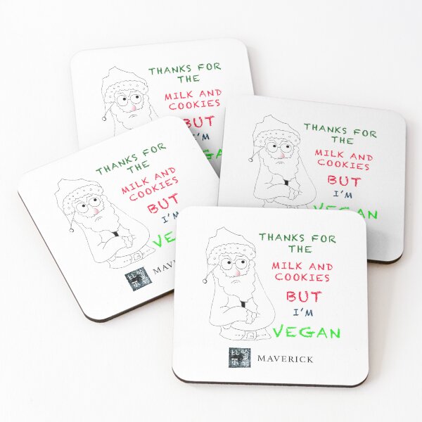 Item preview, Vegan Santa -Thanks for the Milk and cookies designed and sold by MAVERICK-Artist.