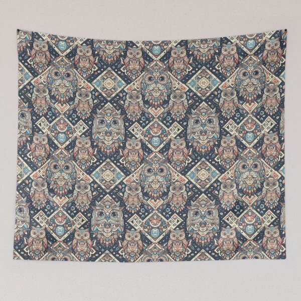 Item preview, Owl pattern designed and sold by Kenneth Labuskes.