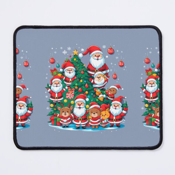Item preview, Christmas tree full of Santa Claus and gifts. designed and sold by AlejaJorgeShop.