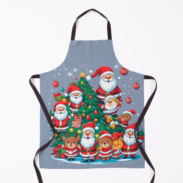 Item preview, Christmas tree full of Santa Claus and gifts. designed and sold by AlejaJorgeShop.