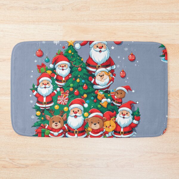Item preview, Christmas tree full of Santa Claus and gifts. designed and sold by AlejaJorgeShop.