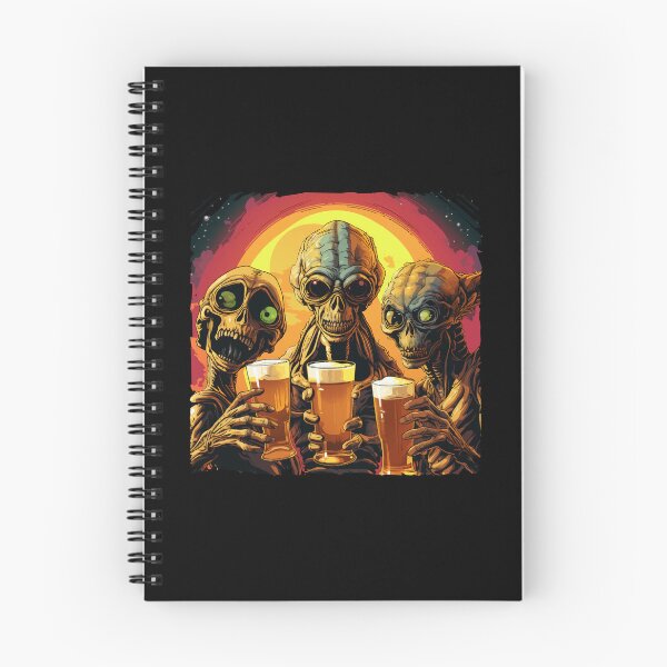Item preview, Three funny aliens go on vacation, alien selfie designed and sold by Andrea-Design.