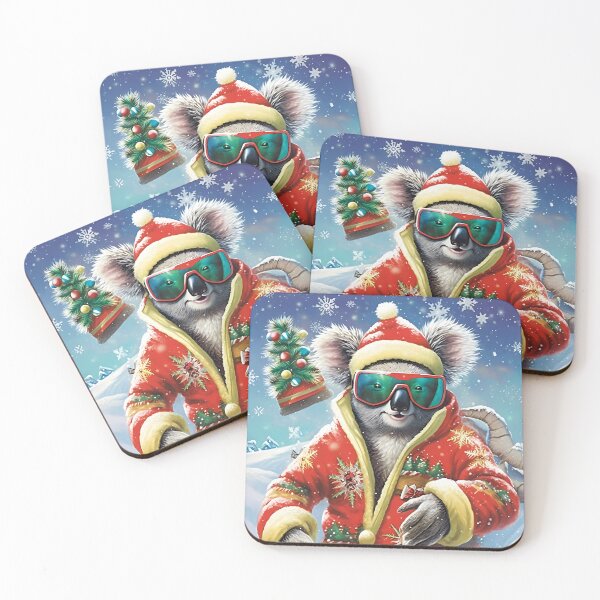 Item preview, “Winter Wonderland Skiing Koala” designed and sold by Art-Vortex-fr.