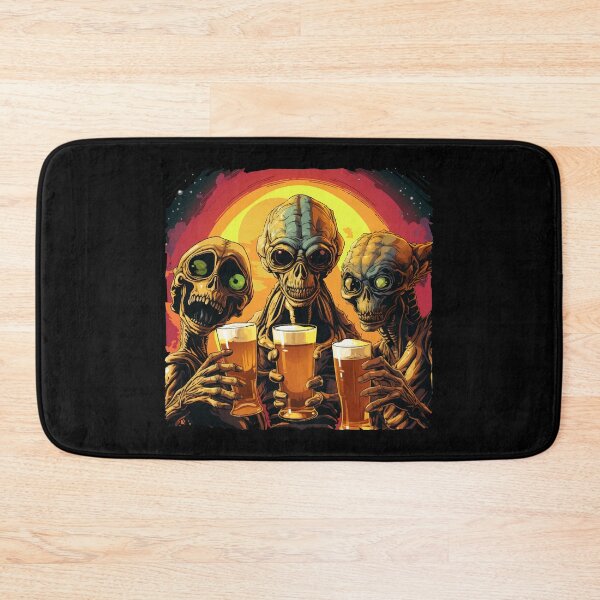 Item preview, Three funny aliens go on vacation, alien selfie designed and sold by Andrea-Design.
