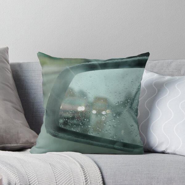 Item preview, road, raindrops in the rear view mirror of a car designed and sold by mrivserg.