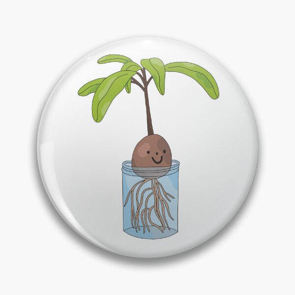 Item preview, Propagated avocado in jar designed and sold by PeachCatDesigns.
