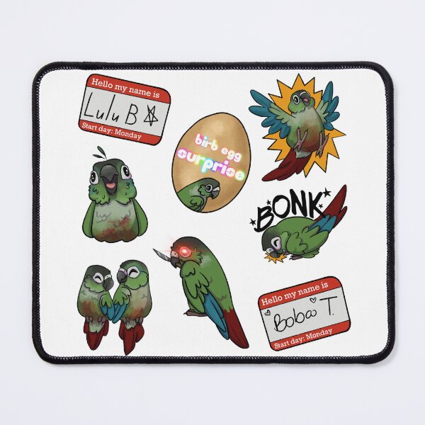 Item preview, The Floof Birbs designed and sold by 2-green-floofs.