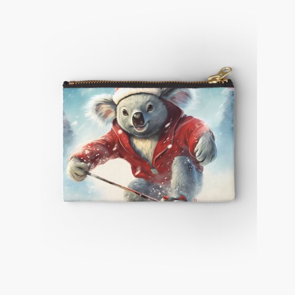 Item preview, “Winter Wonderland Skiing Koala” designed and sold by Art-Vortex-fr.