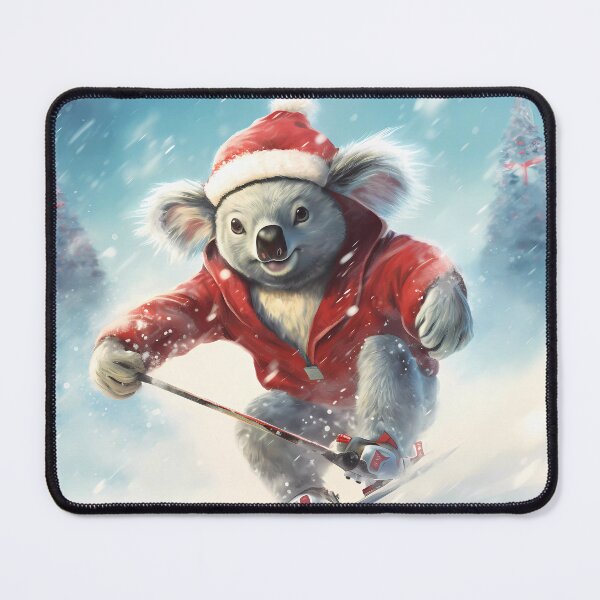 Item preview, “Winter Wonderland Skiing Koala” designed and sold by Art-Vortex-fr.