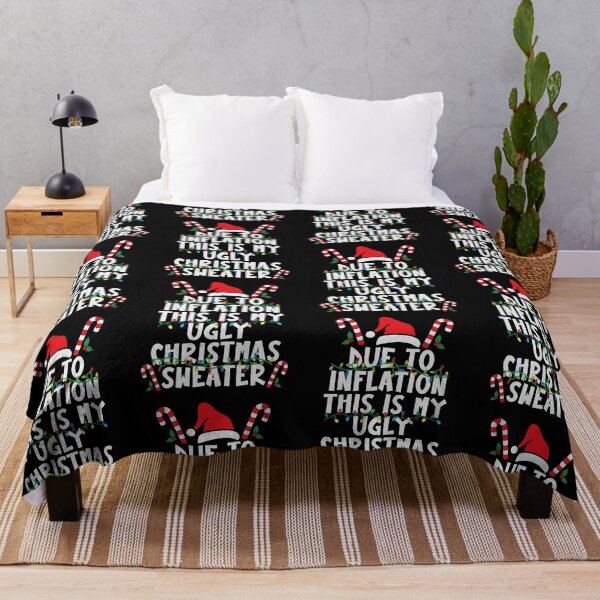 Item preview, Due To Inflation This Is My Ugly Christmas Sweater designed and sold by WoodburyLake.