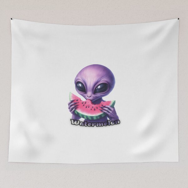 Item preview, ALIEN / WATERMELON! designed and sold by DESIGNMOL.