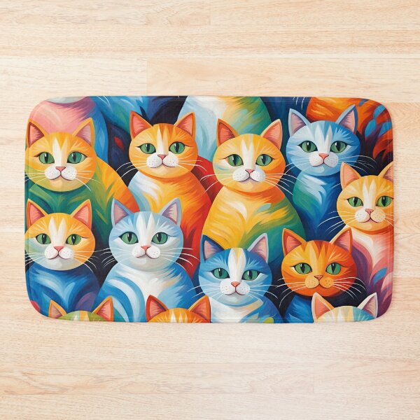 Item preview, Cubist Cats Pattern. designed and sold by ARichArts.