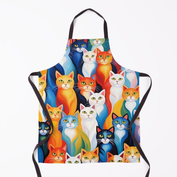 Item preview, Cubist Cats Pattern. designed and sold by ARichArts.