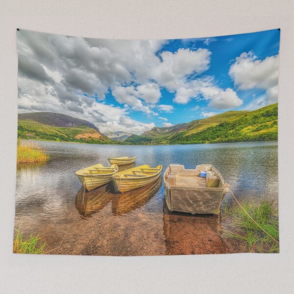Item preview, Nantlle Uchaf Boat Lake Wales designed and sold by AJEvans.