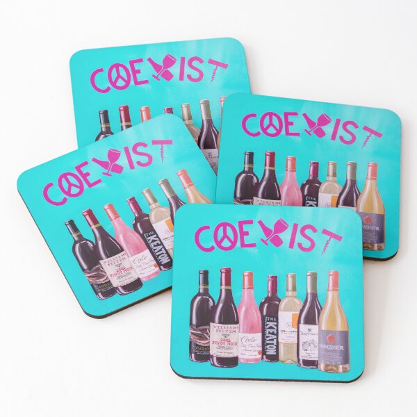 Item preview, Let's all get along and coexist designed and sold by Deb  Breton.