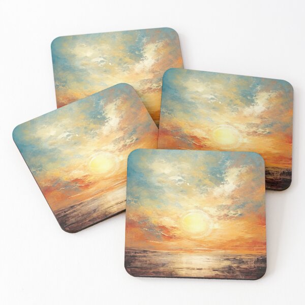 Item preview, Explore "Simplistic & Minimalistic Vintage Sunset" Abstract Art designed and sold by ArtificialGenes.