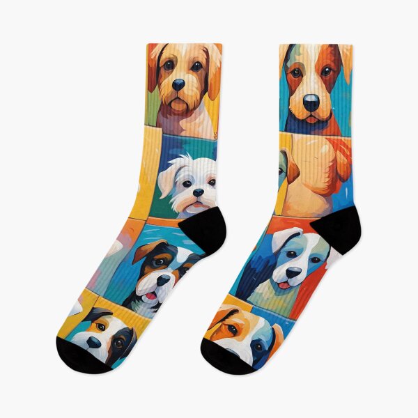 Item preview, Cubist Dogs Pattern. designed and sold by ARichArts.