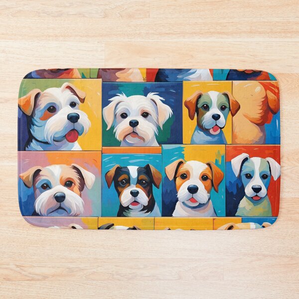 Item preview, Cubist Dogs Pattern. designed and sold by ARichArts.