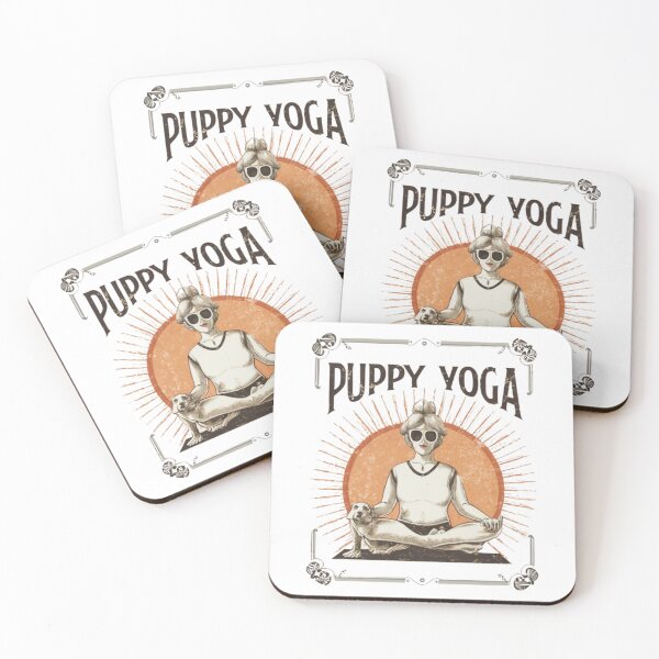 Item preview, Yoga, puppy yoga, dog yoga designed and sold by IgErSTYLE.