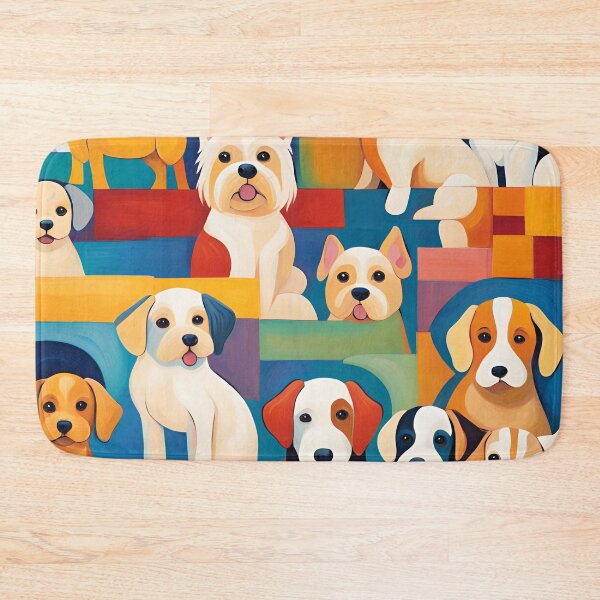 Item preview, Cubist Dogs Pattern. designed and sold by ARichArts.
