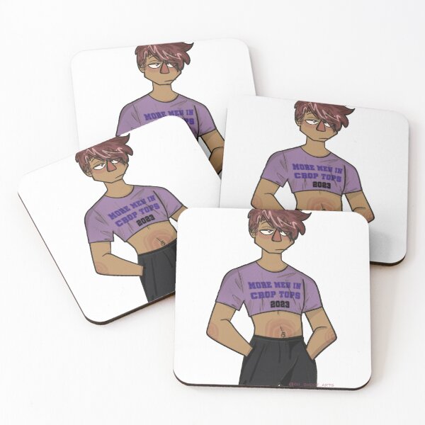 Item preview, more men in crop tops 2023 designed and sold by ohshoot.